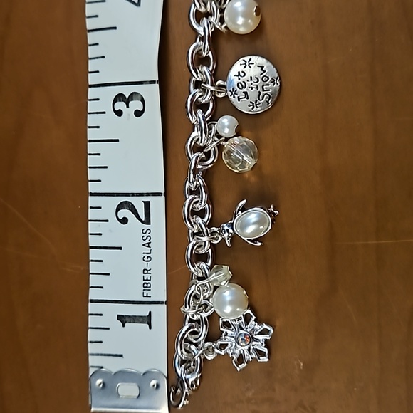 Let It Snow Silver Charm Bracelet - Picture 3 of 4